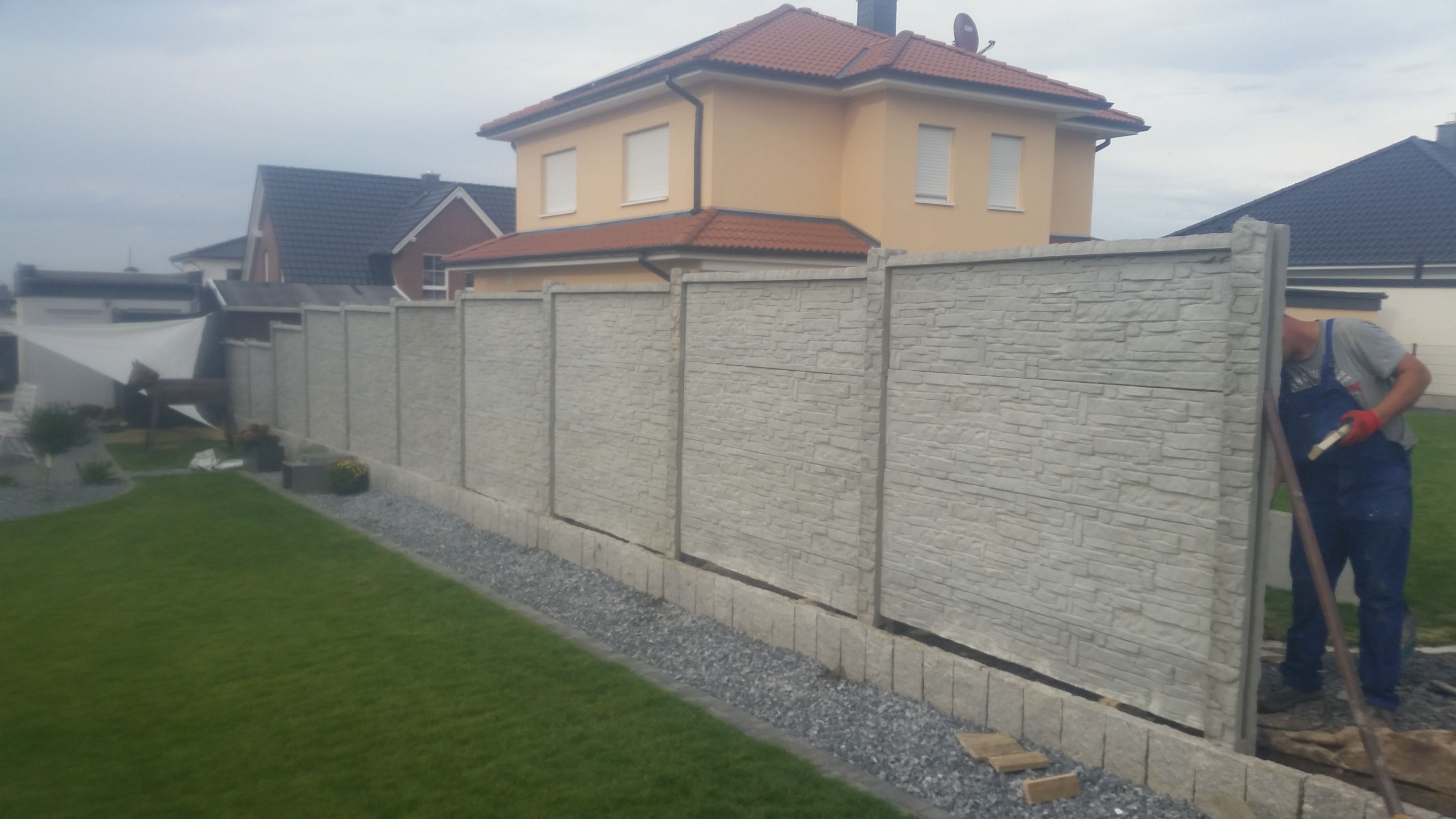Obojstranné betónové ploty